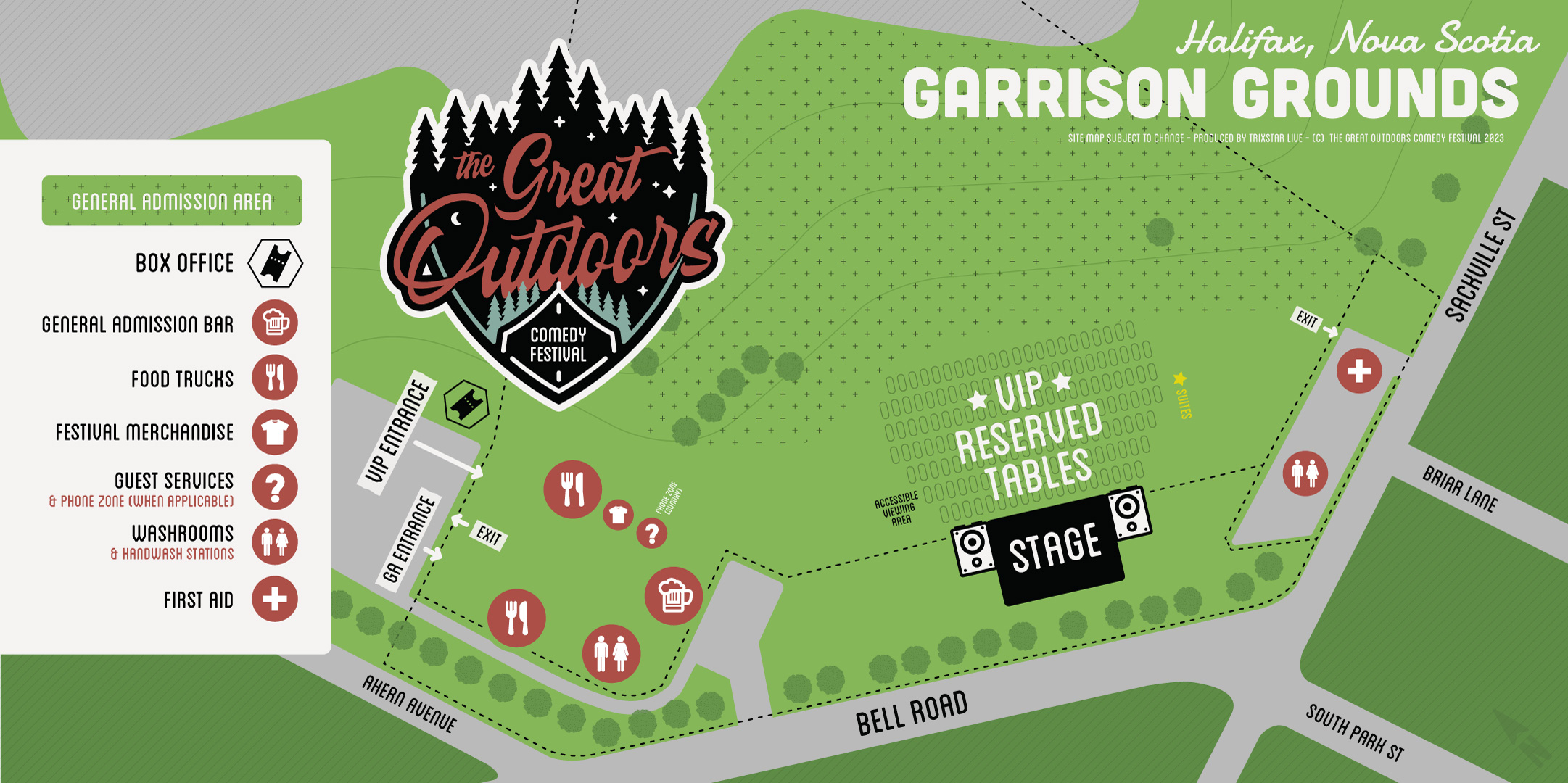 GOCF Halifax - Great Outdoors Comedy Festival - Garrison Grounds - Citadel Hill