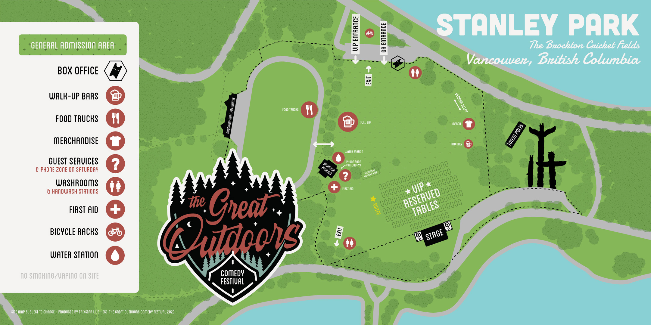 GOCF Vancouver - Festival Site Map