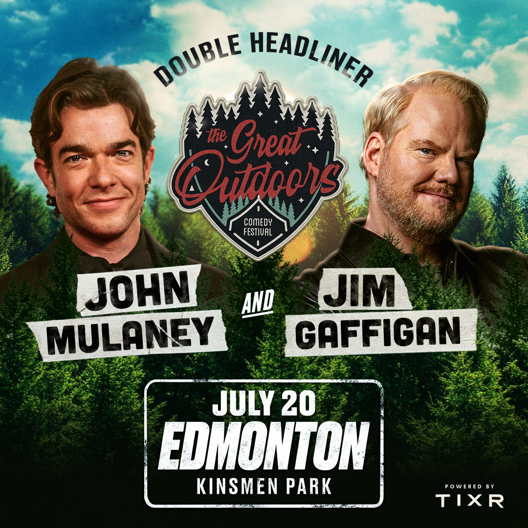 See John Mulaney & Jim Gaffigan LIVE in Edmonton, Alberta - Great Outdoors Comedy Festival - Tickets on sale now!