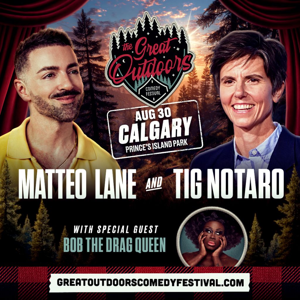 Matteo Lane and Tig Notaro in Calgary