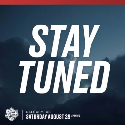 Calgary, AB – Saturday August 29 2026 (Evening)