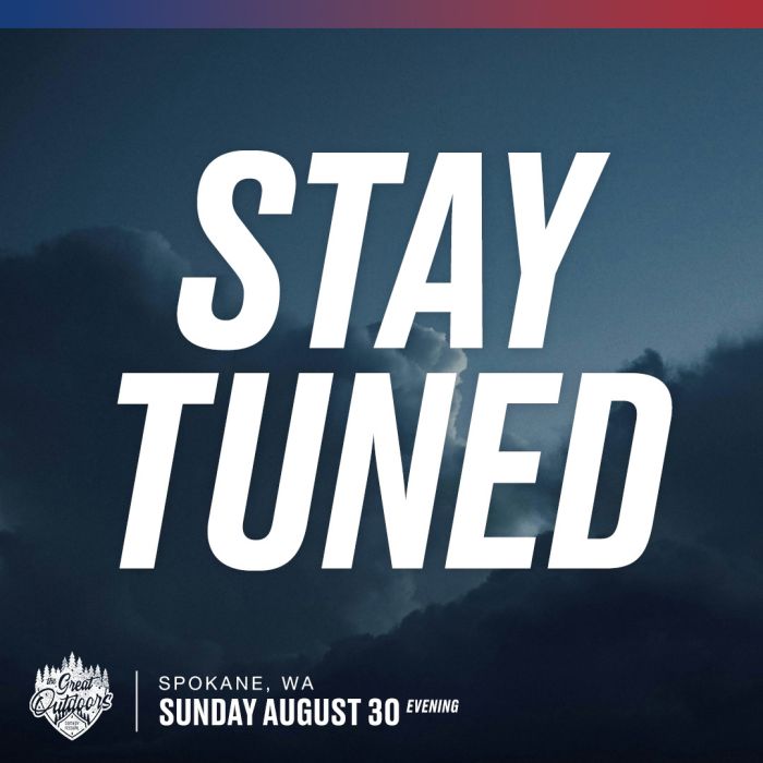 Spokane, WA – Sunday August 30 2026 (Evening)